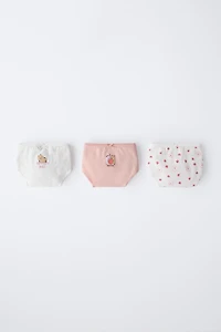 6-14 ANS/ LOT DE TROIS CULOTTES CAPIBARA CAPYFUN ©