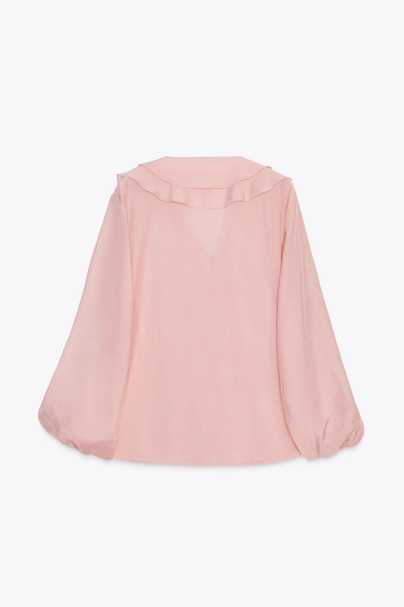 ZW COLLECTION RUFFLED SHIRT