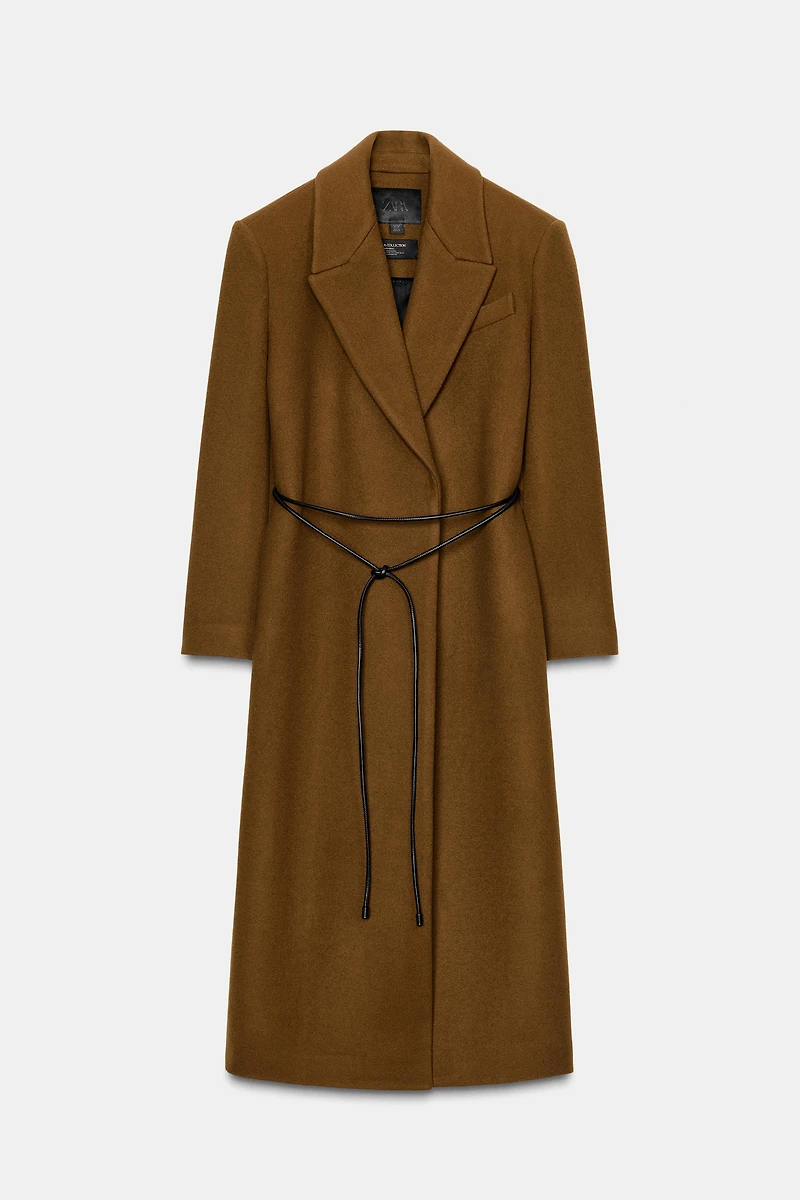 WOOL BLEND COAT ZW COLLECTION