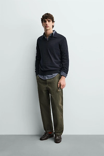 POLO EN MAILLE REGULAR FIT