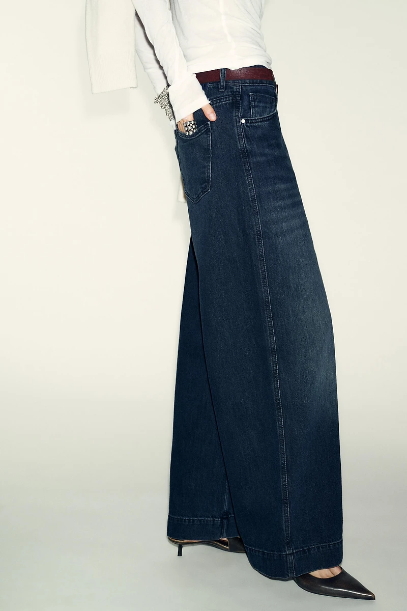 Z1975 LOOSE WIDE LEG HIGH-WAIST JEANS