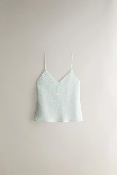 FLORAL STRAPPY TOP