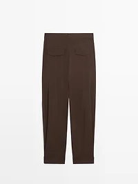 Pantalon bouffant à pinces