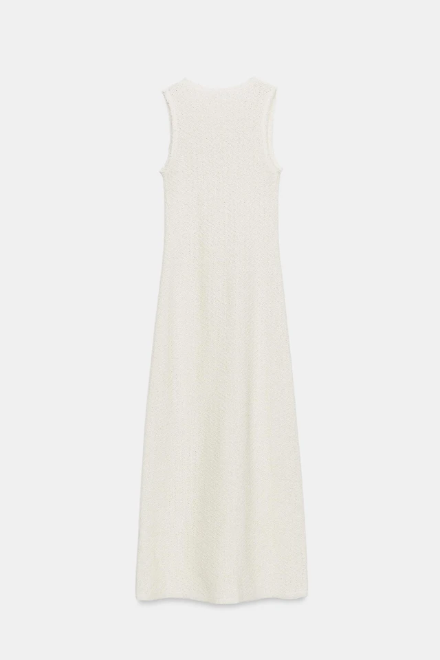 Zara COMBINATION TULLE LONG DRESS | Place Rosemre