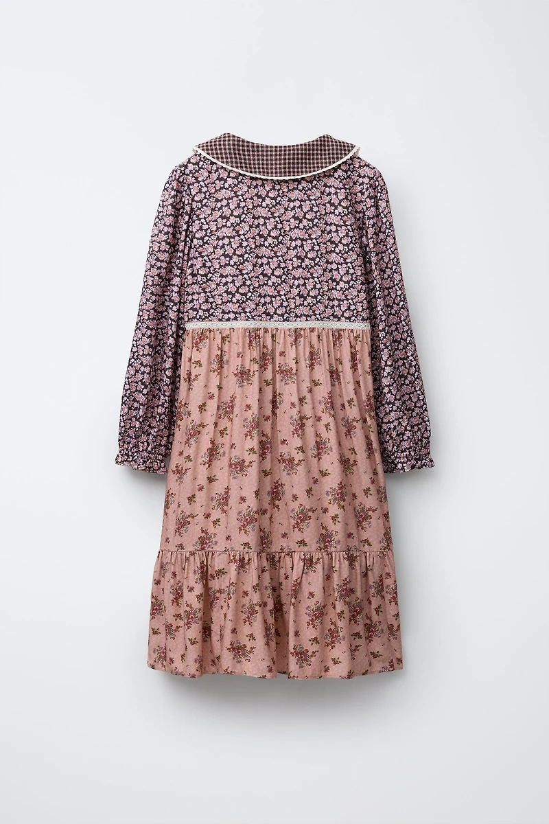 ROBE PATCHWORK FLEURS