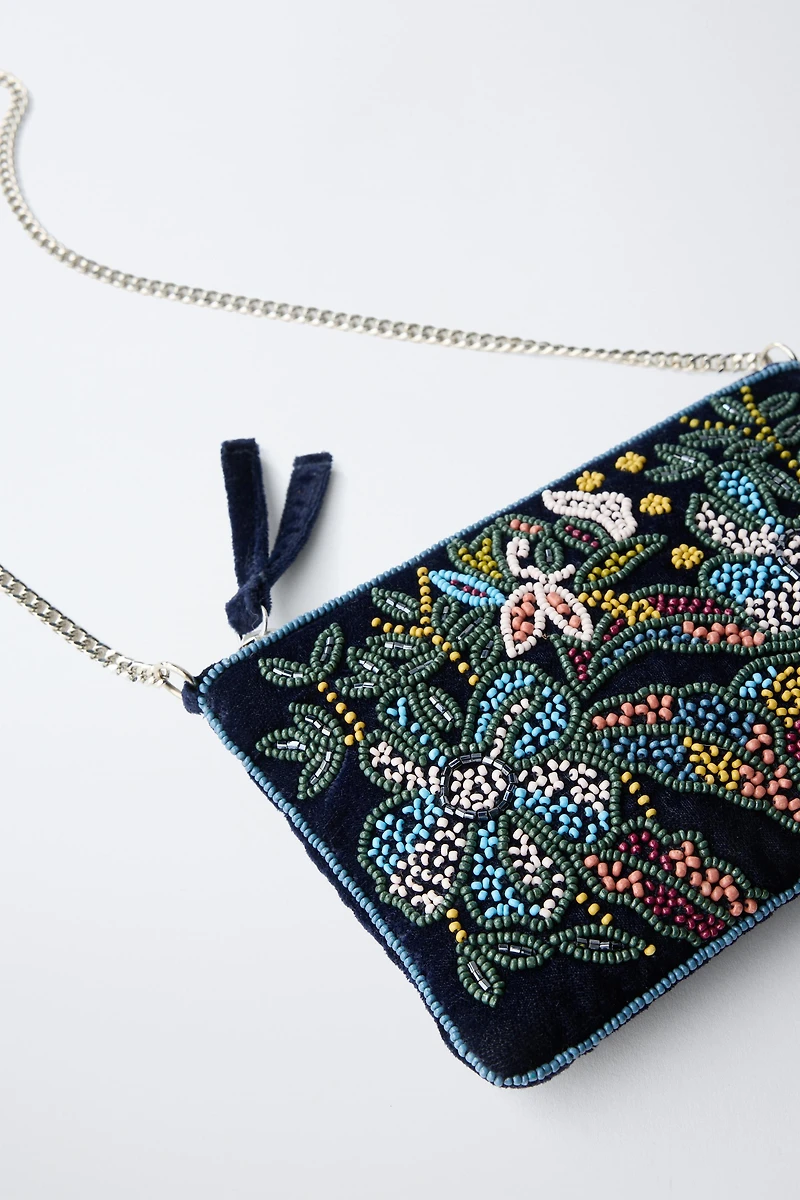 BEADED CROSSBODY BAG
