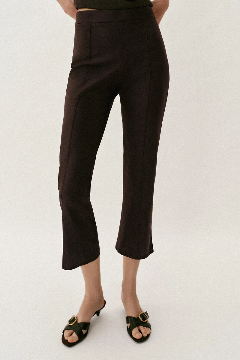 MINI FLARE LINEN PANTS