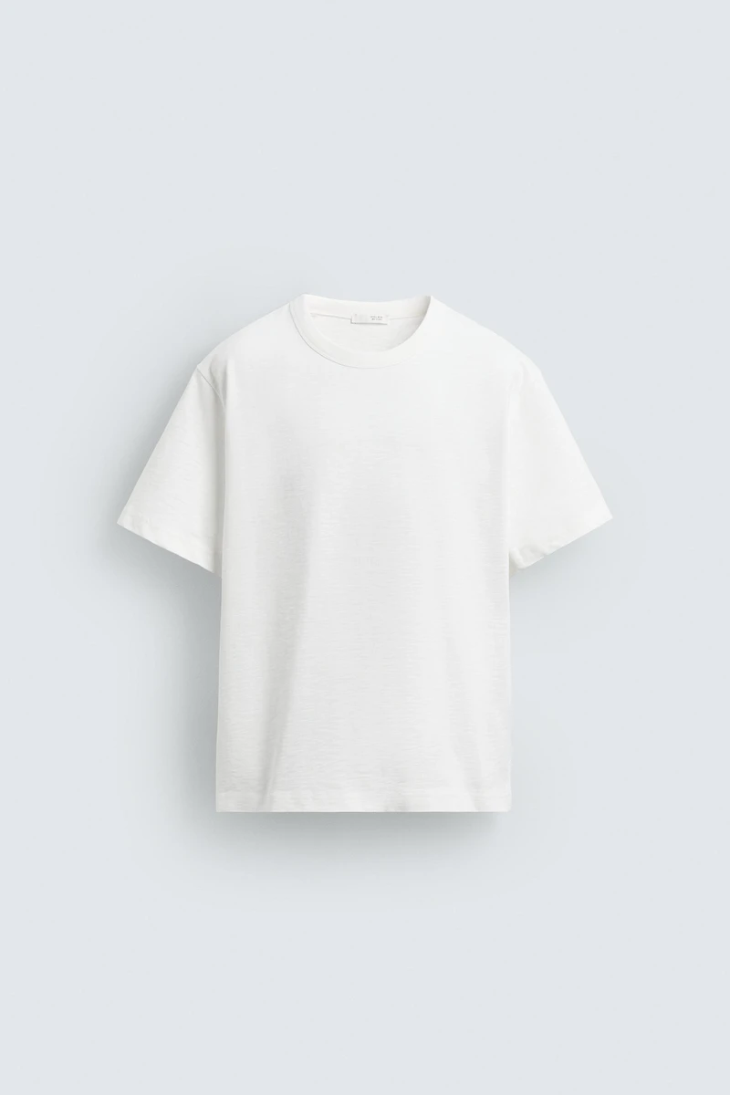 FLAMÉ TEXTURE RELAXED FIT T-SHIRT