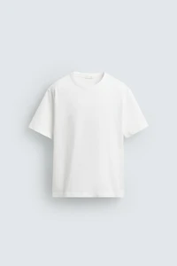 FLAMÉ TEXTURE RELAXED FIT T-SHIRT
