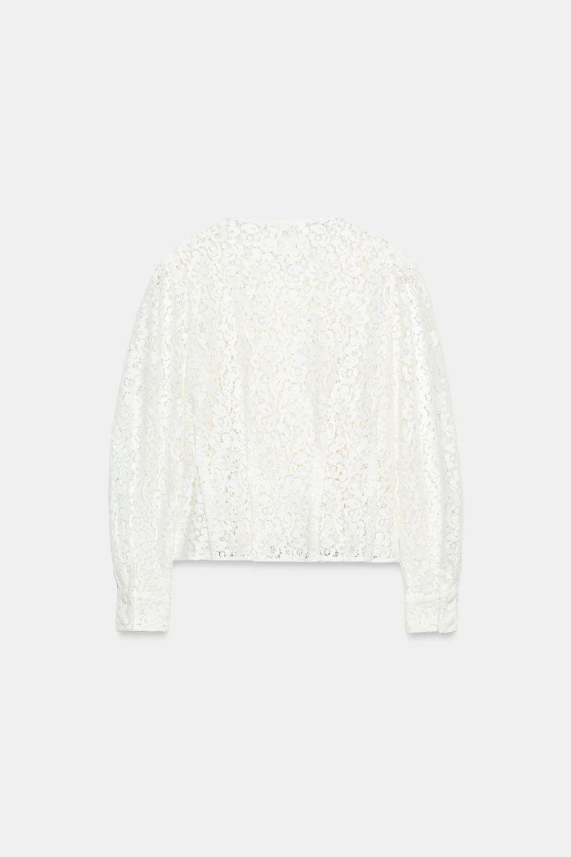 LACE WRAP JACKET