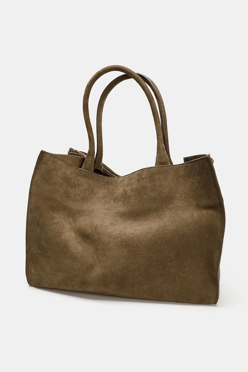 MAXI CITY LEATHER BAG
