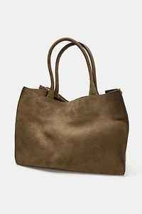 MAXI CITY LEATHER BAG
