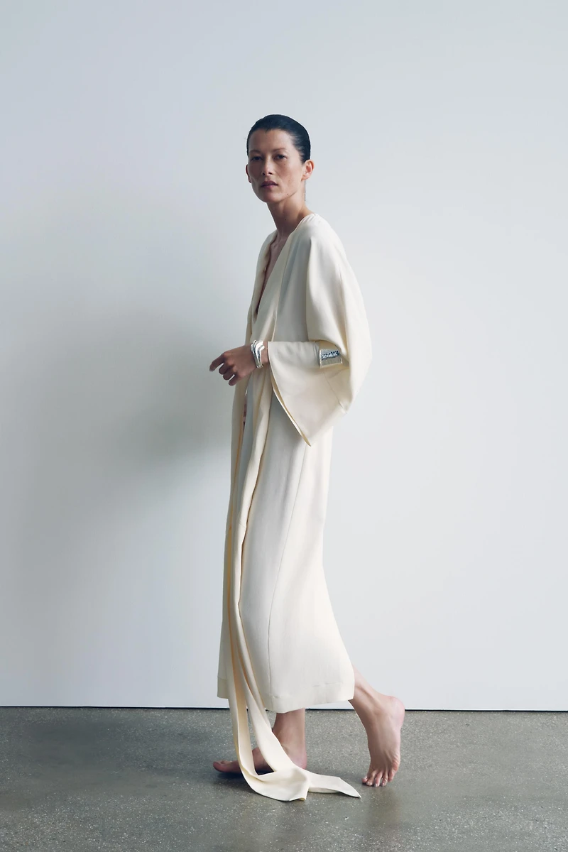 ROBE MIDI À NŒUDS ZW COLLECTION