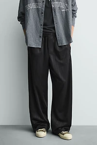 STRIPED JACQUARD JOGGING PANTS