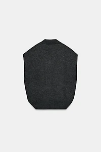 OVERSIZED WOOL VEST