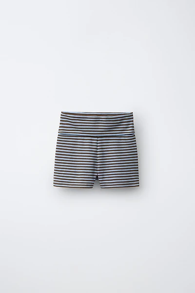 PUKAS SURF STRIPED BIKE SHORTS