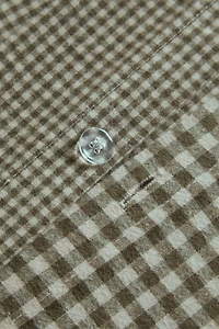 CHILDREN'S GINGHAM FLANNEL DUVET COVER