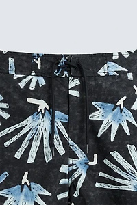 MAILLOT DE BAIN LONG À IMPRIMÉ FLORAL