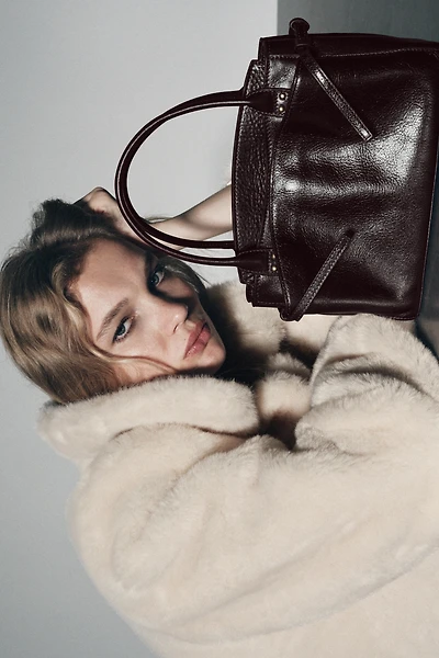 LEATHER MINI CITY BAG