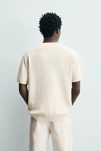 HAUT EN TRICOT PERLÉ