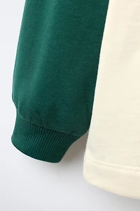 CONTRAST RAGLAN SLEEVE T-SHIRT