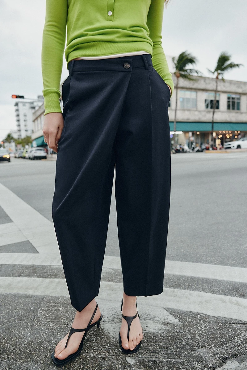 WRAP WAIST PANTS