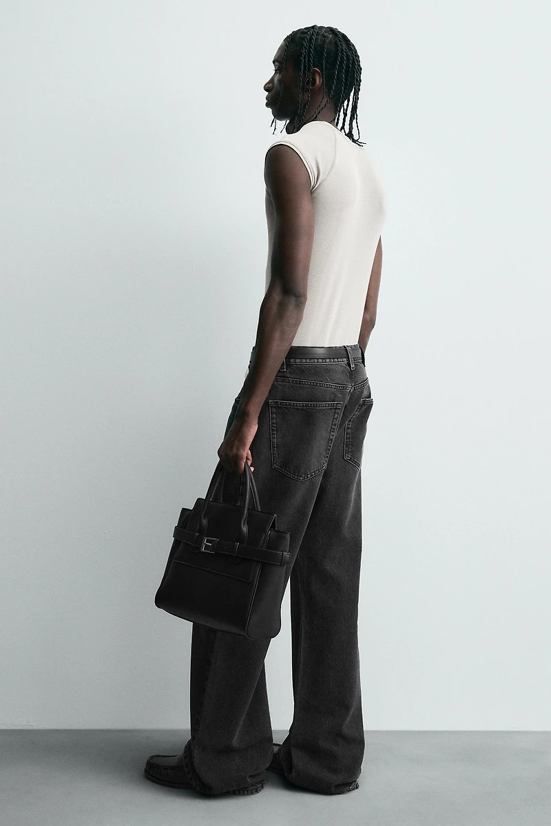 BELT DETAIL HANDBAG
