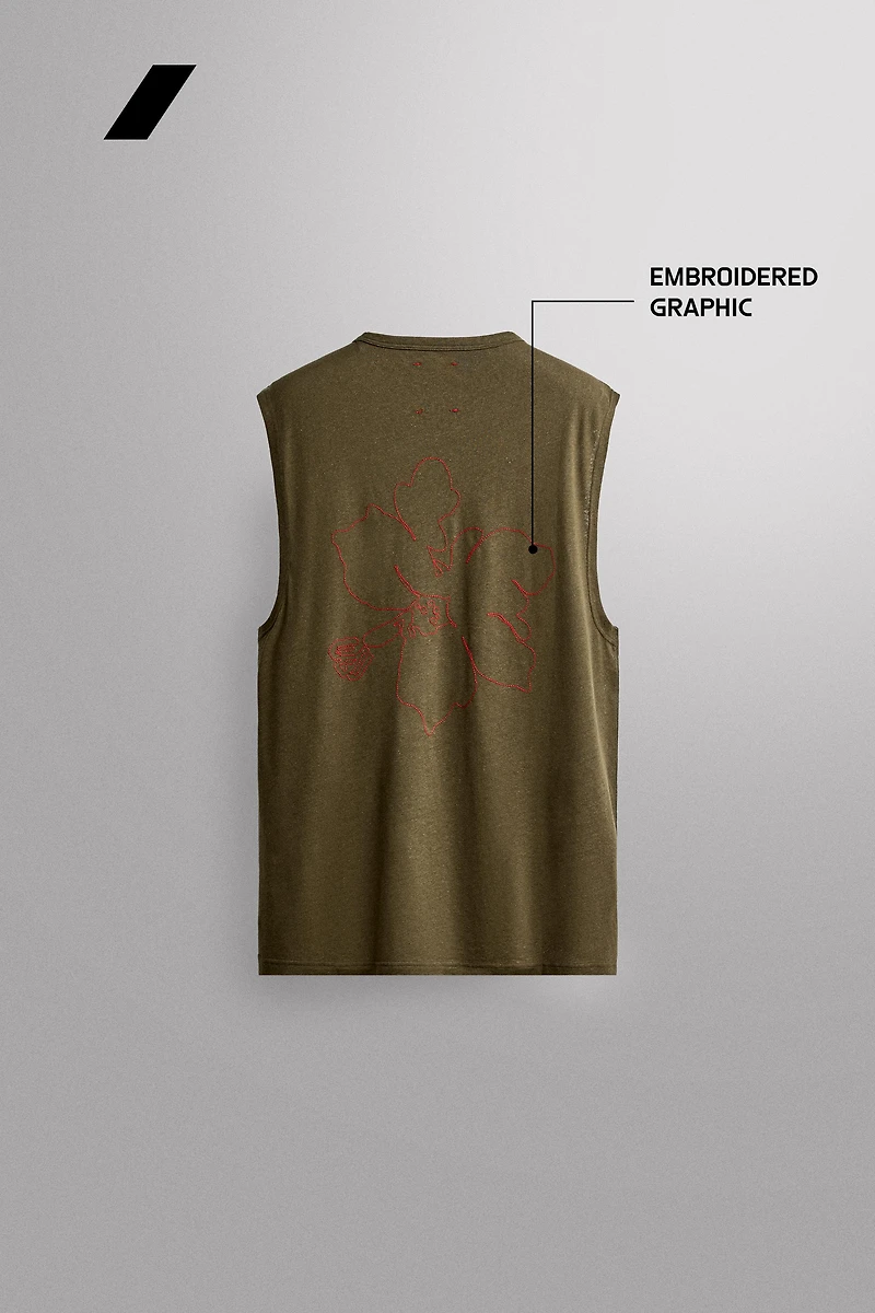 LIGHTWEIGHT LINEN COTTON TANK TOP