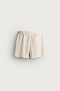 REGULAR FIT CORDUROY SHORTS