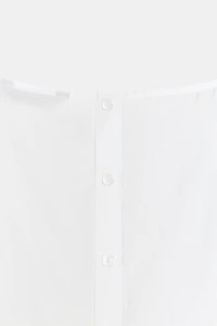 SHORT SLEEVE EMBROIDERED BLOUSE