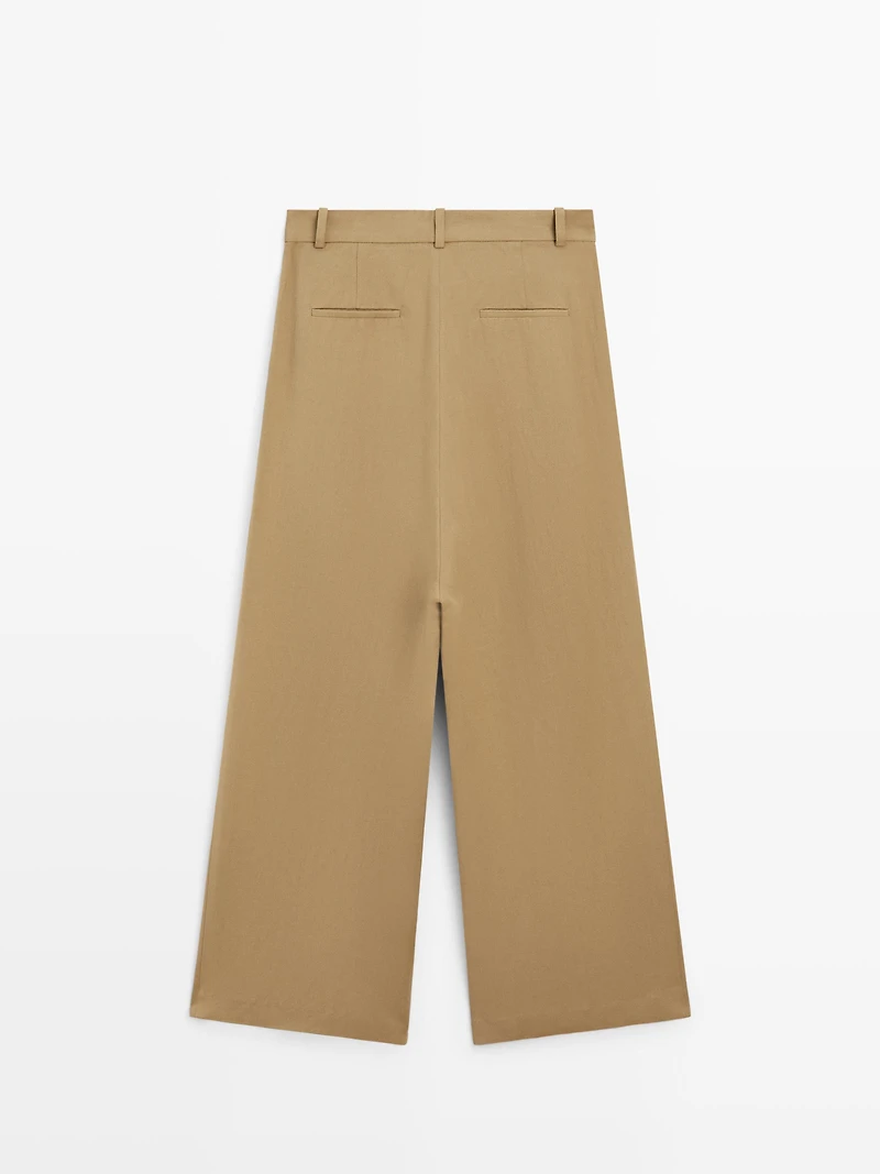 Flowing pareo trousers
