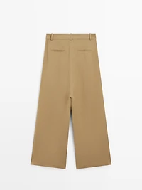 Flowing pareo trousers