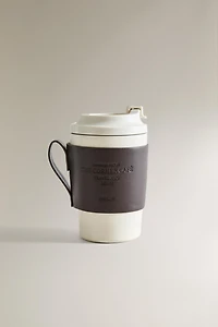 MUG WITH LID AND BAND