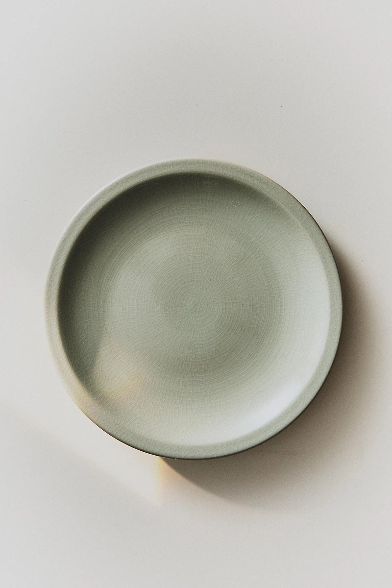 GLAZED STONEWARE DINNER PLATE