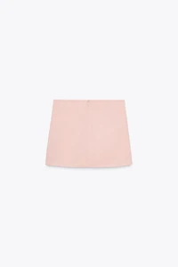 PLEATED WRAP SKORT
