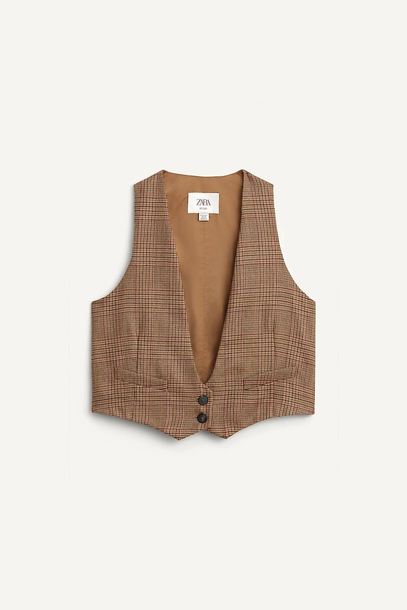 LIMITED EDITION PLAID WOOL VEST