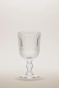 VERRE À PIED RELIEF