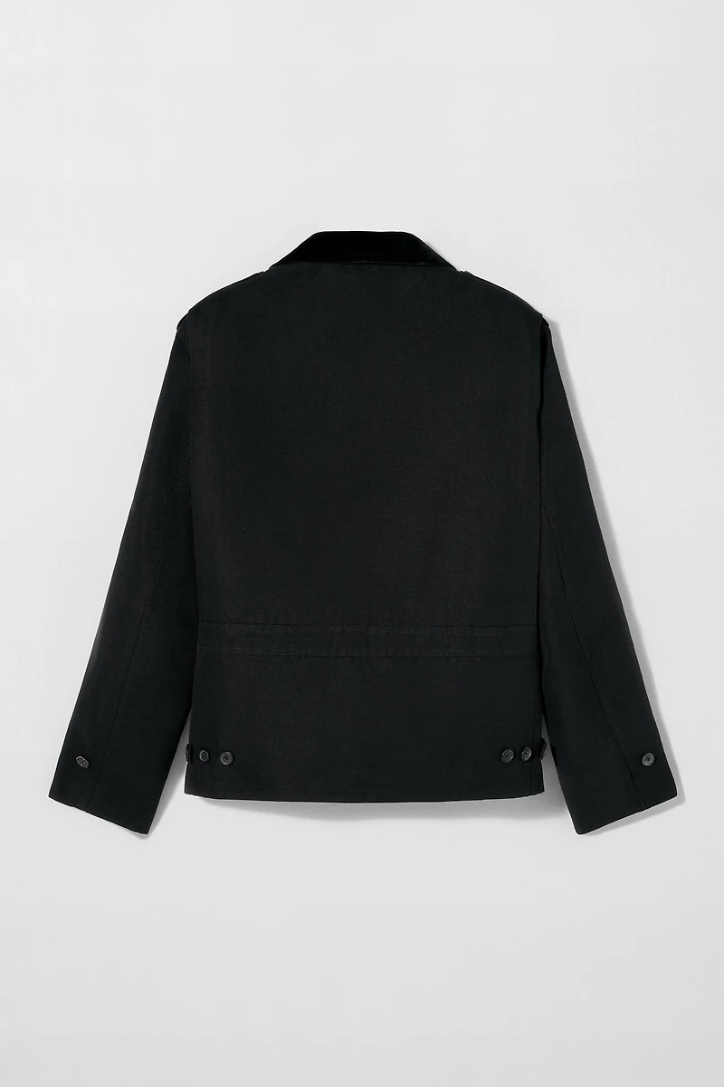 COTTON-LINEN JACKET BOBBY GILLESPIE X ZARA