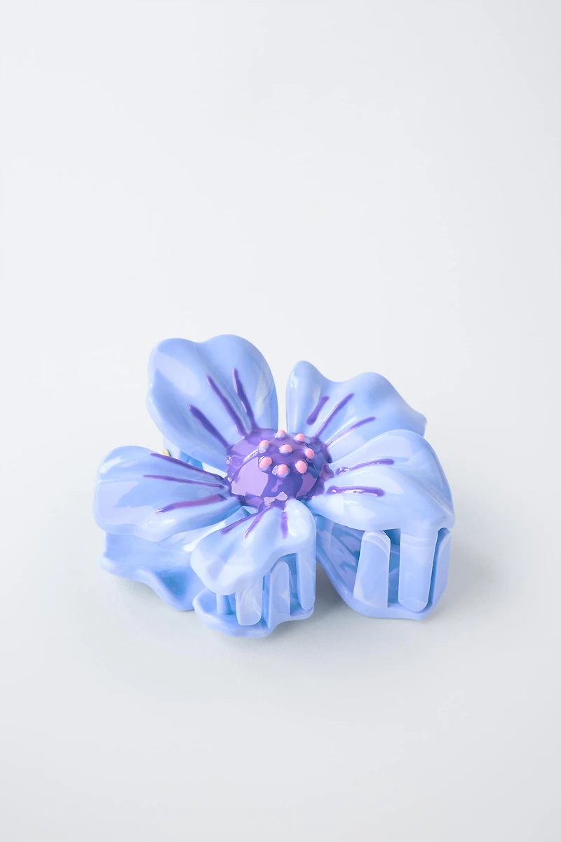 FLOWER-SHAPED HAIR CLIP