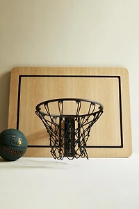 WOODEN WALL BASKETBALL HOOP
