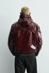 SHINY WATER REPELLENT PUFFER JACKET