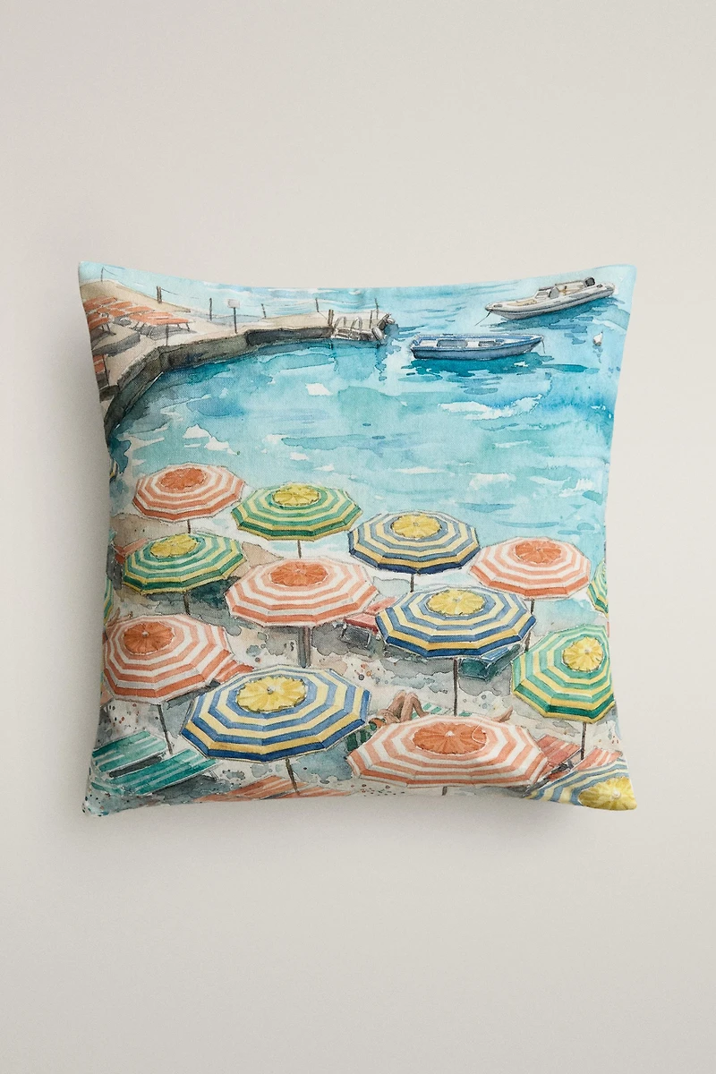 UMBRELLA THROW PILLOW COVER