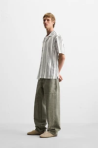 FLOWY STRIPED SHIRT