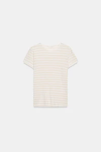 LINEN BLEND SHORT SLEEVE T-SHIRT