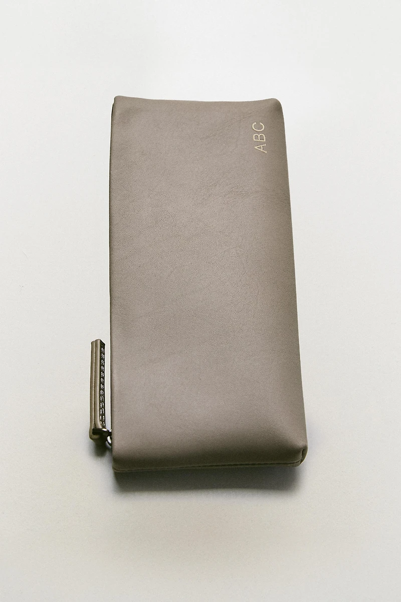 LEATHER OBJECT HOLDER CASE