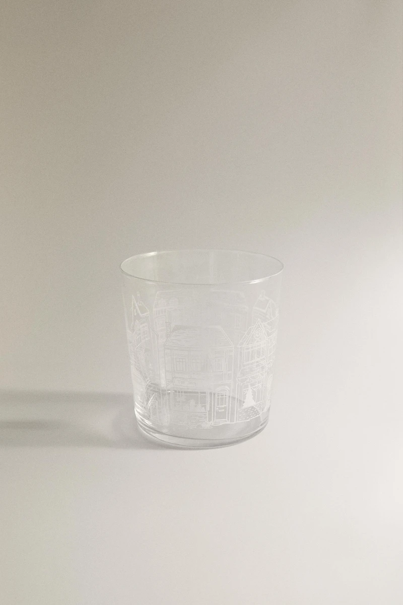 VERRE MAISONNETTE DE NOËL