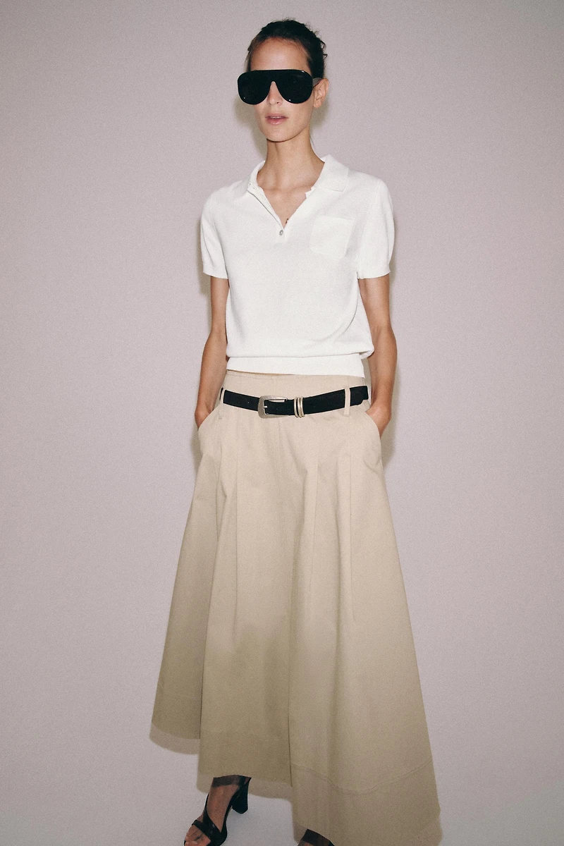 SHORT SLEEVE KNIT POLO SHIRT