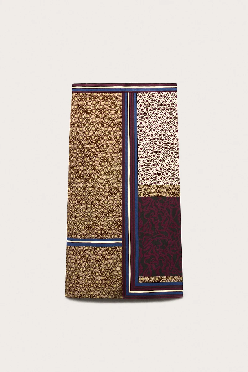 LIMITED EDITION PRINTED PAREO SKIRT