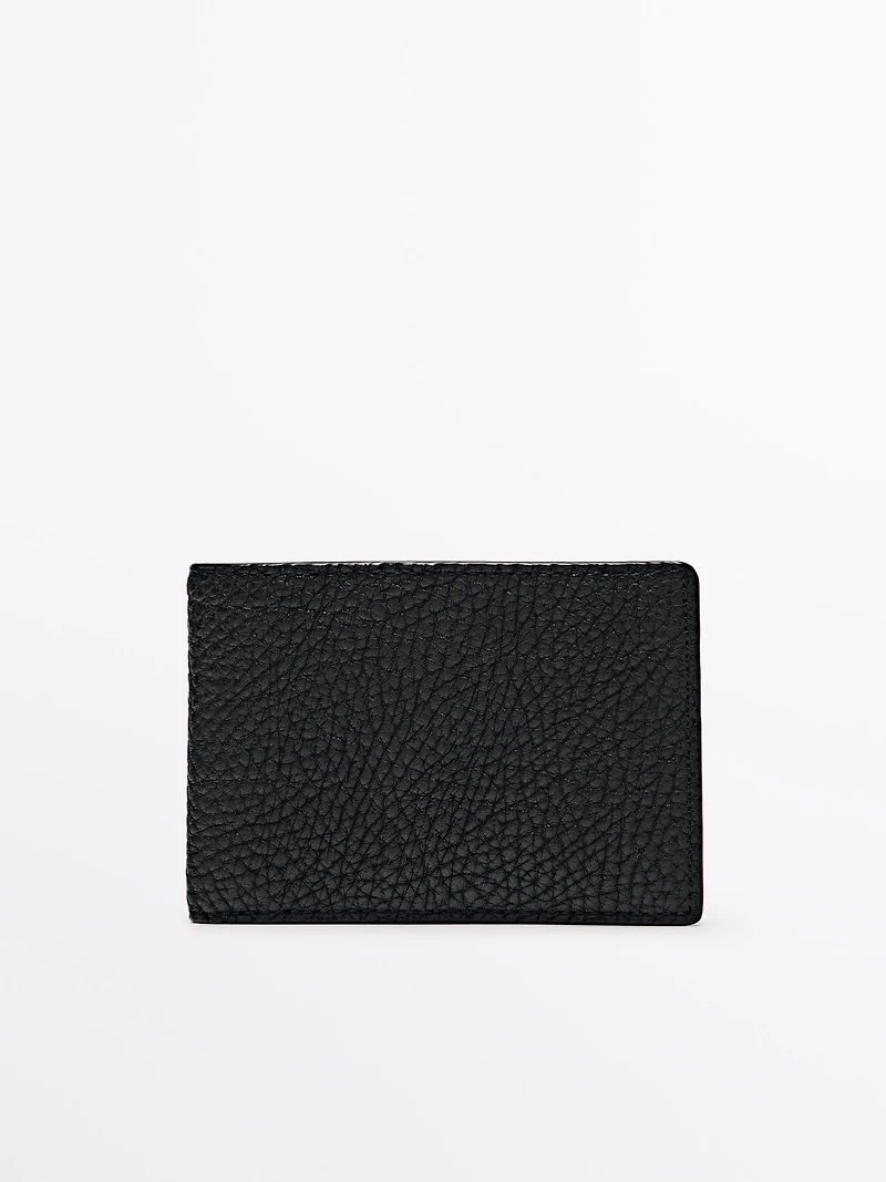 Nappa leather landscape wallet