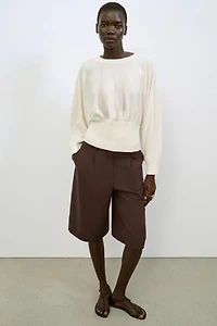BATWING SLEEVE JUMPER
